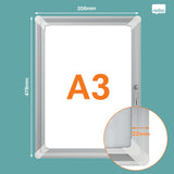 Skifteramme Nobo Premium Plus låsb.A3Alu