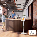 Nobo Skifteramme på stativ Premium Plus A3Alu (billede 2)