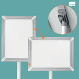Skifteramme Nobo Premium Plus A4 alu.