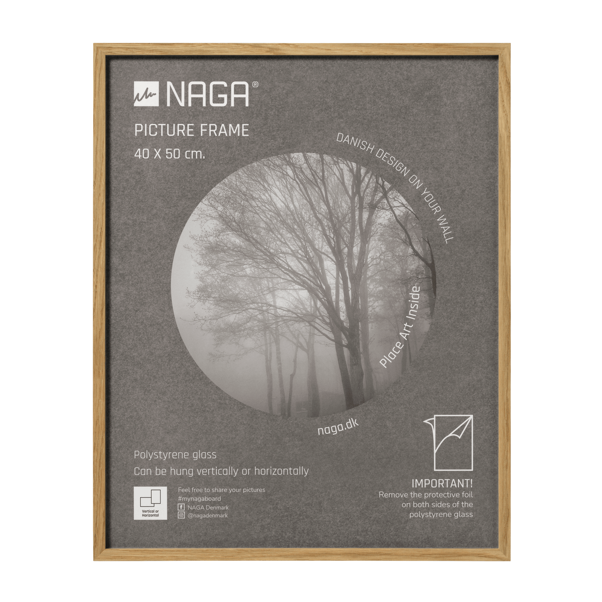 Oak picture frame 40x50cm 17058.png