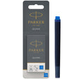Parker Refill Long fountain Cartridges washable blue ink (5) – Fyldepenne (billede 1)