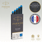 Parker Refill Long fountain Cartridges washable blue ink (5) – Fyldepenne (billede 2)