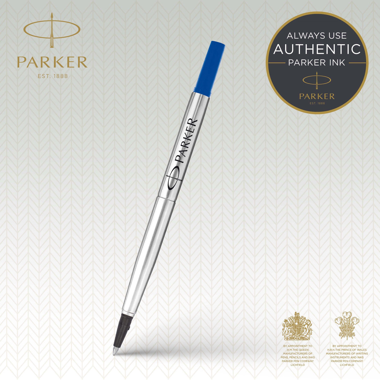 Parker Refill Rollerball QUINK M tip blue ink (billede 1)