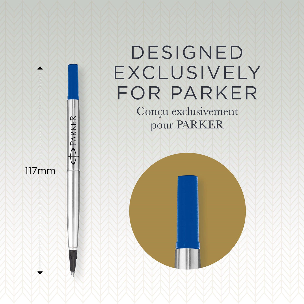 Parker Refill Rollerball QUINK M tip blue ink (billede 3)