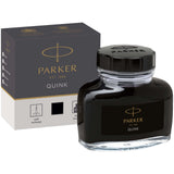 Parker blæk Quinkflow M 57ml sort – Fyldepenne & blæk (billede 1)