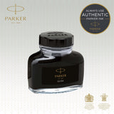 Parker blæk Quinkflow M 57ml sort – Fyldepenne & blæk (billede 2)