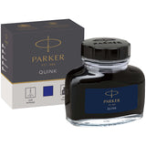 Parker blæk Quinkflow M 57ml blå – Fyldepenne & blæk (billede 1)