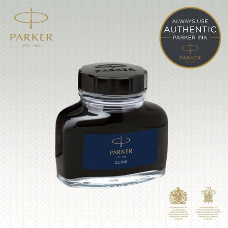 Parker blæk Quinkflow M 57ml blå – Fyldepenne & blæk (billede 2)