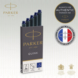Parker Refill Long fountain Cartridges blue ink (5) – Fyldepenne (billede 2)