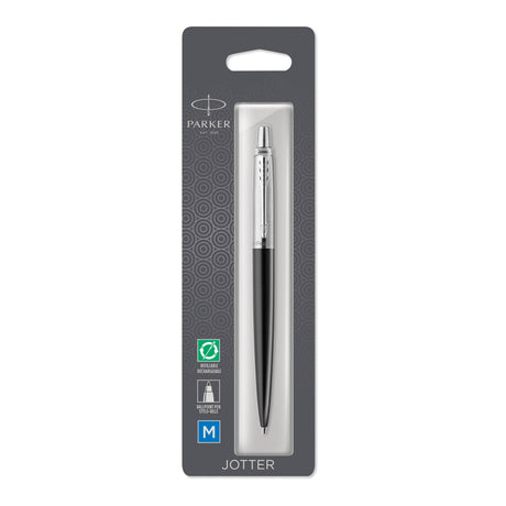 Parker kuglepen Jotter 77% recycled Bond blist sort (billede 1)