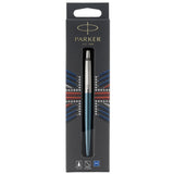 Parker kuglepen Jotter 77% recycled Waterloo blist blå (billede 1)