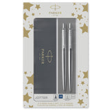Parker Duosæt Jotter 77% recycled CT kuglepen+stiftblyant sø (billede 1)