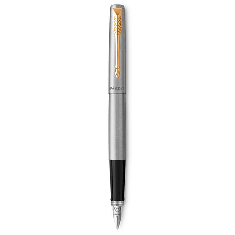 Parker Duosæt Jotter 77% recycled GT kuglepen+fyldepen sølv (billede 2)