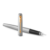 Parker Duosæt Jotter 77% recycled GT kuglepen+fyldepen sølv (billede 4)