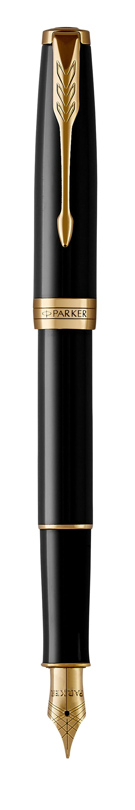 Parker Duosæt Sonnet GT kuglepen+fyldepen sort (billede 2)