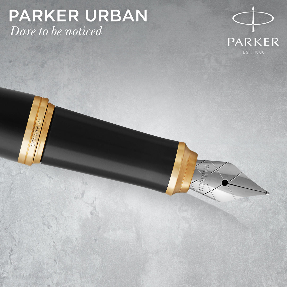 Parker Duosæt Urban GT kuglepen+fyldepen mat sort (billede 3)