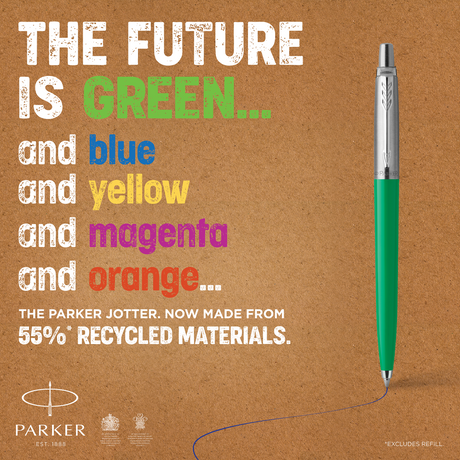 Parker kuglepen Jotter 55% recycled blist rød (billede 5)