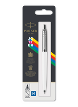 Parker kuglepen Jotter 55% recycled blist hvid (billede 2)