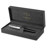 Parker 51 fyldepen i gaveæske sort/krom – Fyldepenne (billede 1)