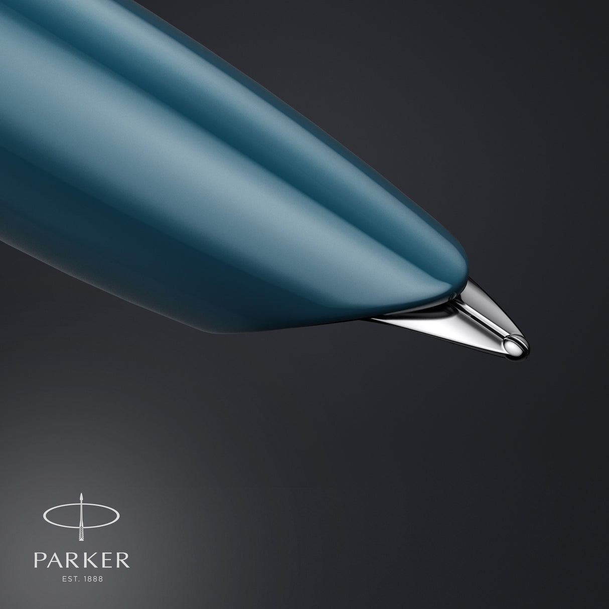Parker 51 fyldepen i gaveæske turkisblå/krom – Fyldepenne (billede 4)