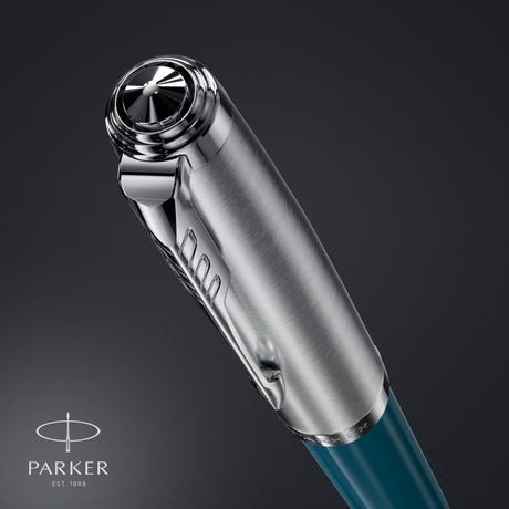 Parker 51 fyldepen i gaveæske turkisblå/krom – Fyldepenne (billede 5)