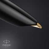 Parker 51 fyldepen deluxe i gaveæske sort/guld – Fyldepenne (billede 4)