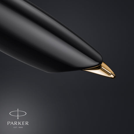 Parker 51 fyldepen deluxe i gaveæske sort/guld – Fyldepenne (billede 4)