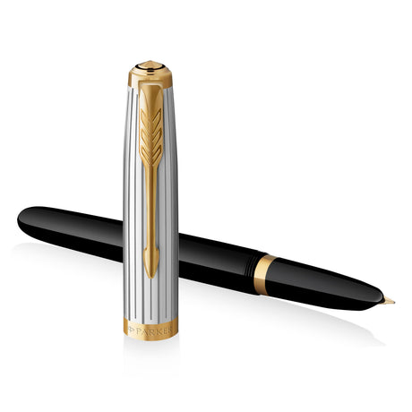 Parker 51 Premium fyldepen i gaveæske sort/sølv – Fyldepenne (billede 2)