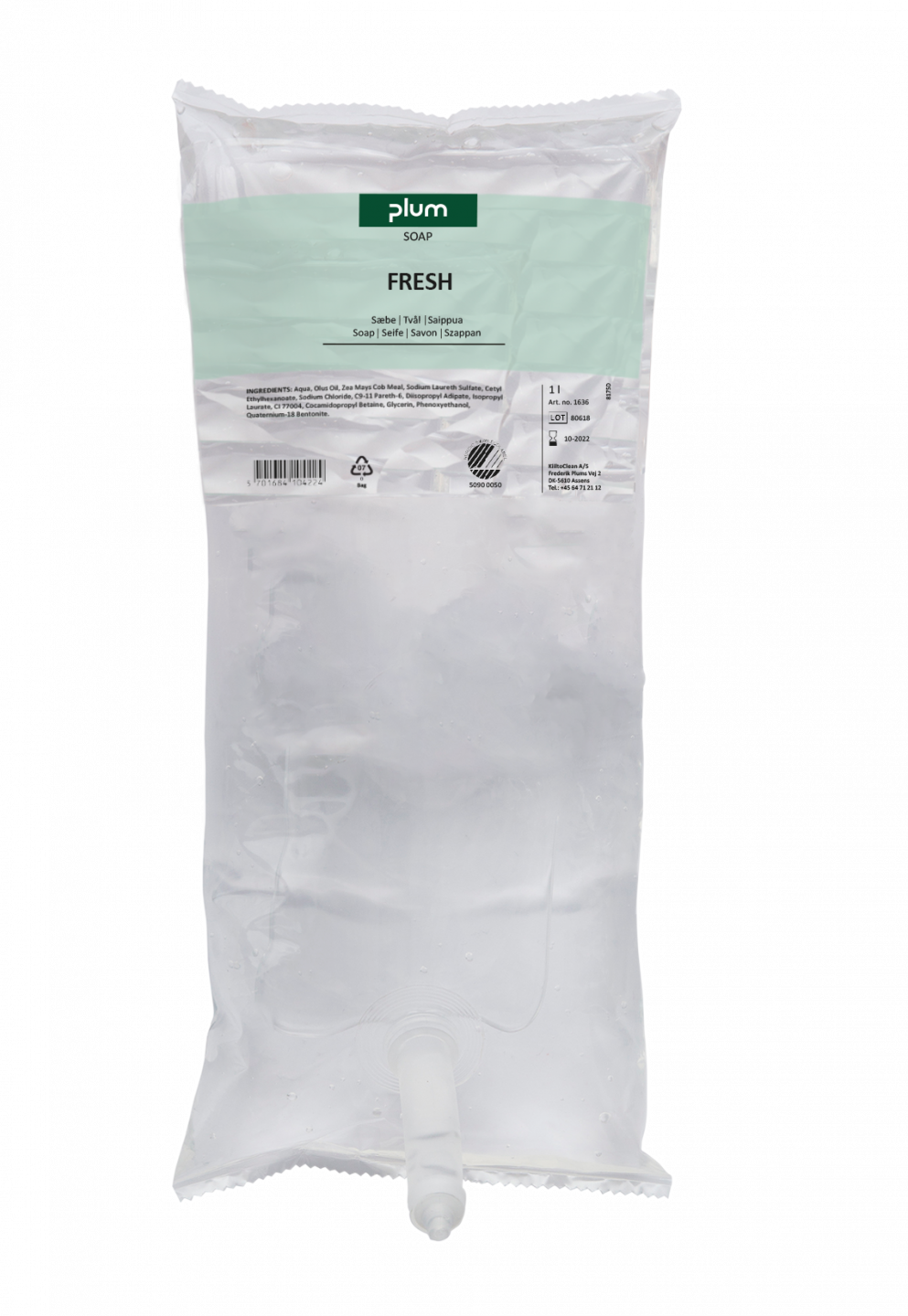 PLUM Fresh 1,0 l pose CP (billede 2)