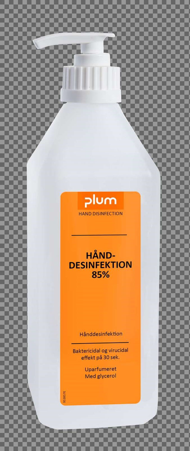 PLUM Hånddesinfektion 85% Flydende 600 ml pumpeflaske (billede 1)