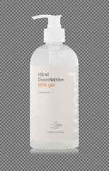 PLUM Soft Sense Hånddesinfektion 85% Gel 500ml pumpeflaske (billede 1)