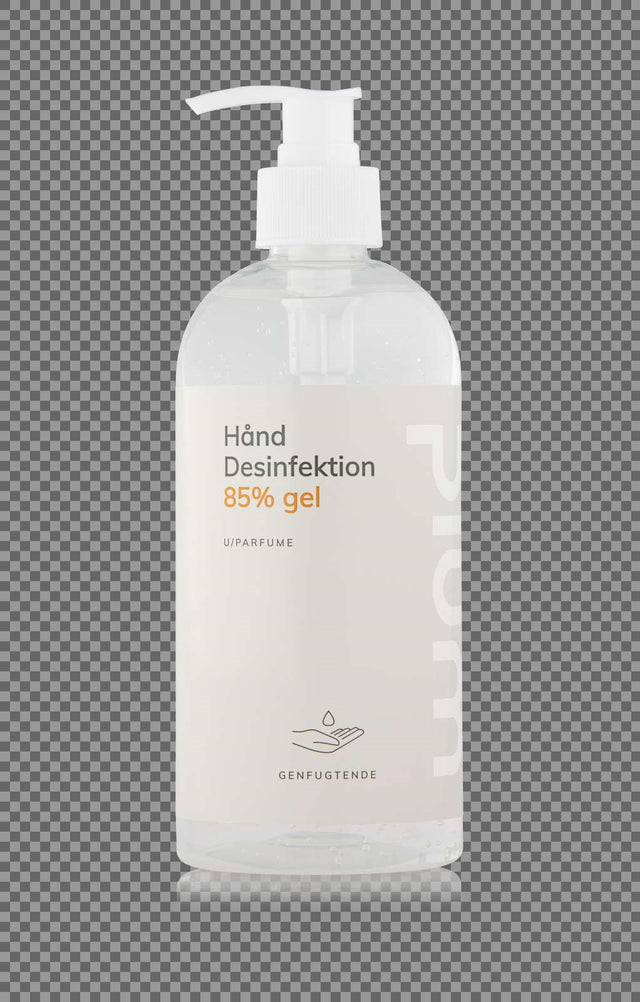 PLUM Soft Sense Hånddesinfektion 85% Gel 500ml pumpeflaske (billede 1)