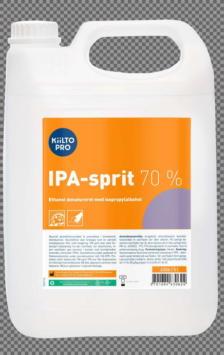Plum KIILTO PRO Overfladedesinfektion IPA-SPRIT 70% 5 l dunk (billede 1)