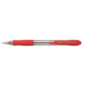 Pilot Kuglepen m/klik Super Grip 1,0 rød
