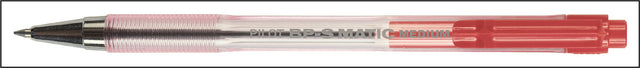 Pilot Kuglepen m/klik BP-S Matic 1,0 rød