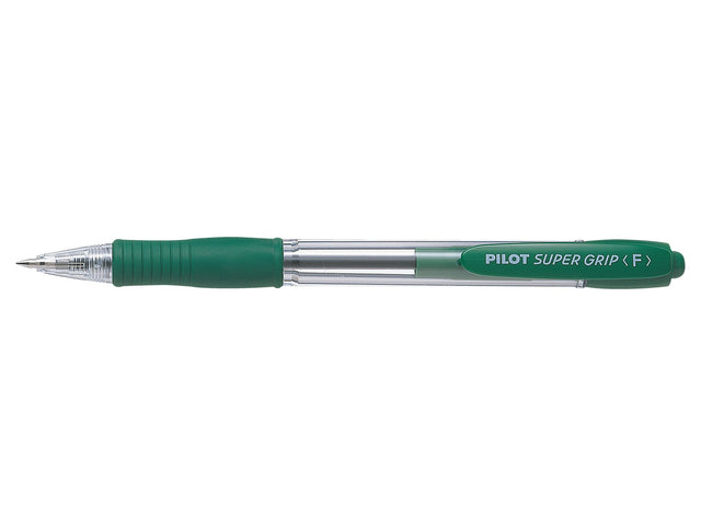 Pilot Kuglepen m/klik Super Grip 0,7 grøn