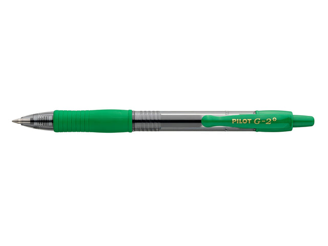Pilot Gelpen G-2 Plus BeGreen m/klik 0,7 grøn (billede 1)