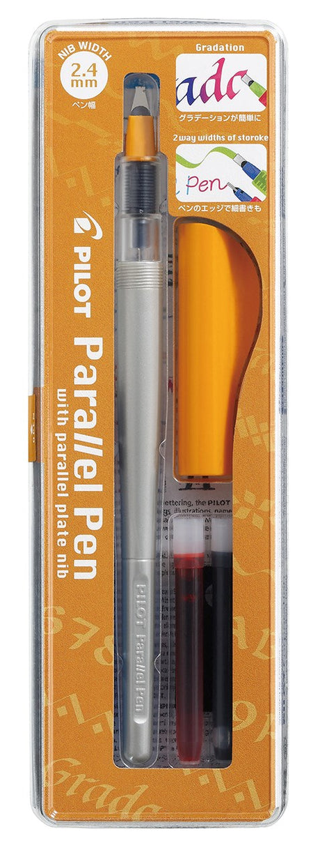 Pilot Kalligrafipen Parallel Pen 2,4mm sæt sort – Kalligrafipenne