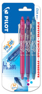 Pilot Frixion Clicker m/klik 0,7 blister ass (3)