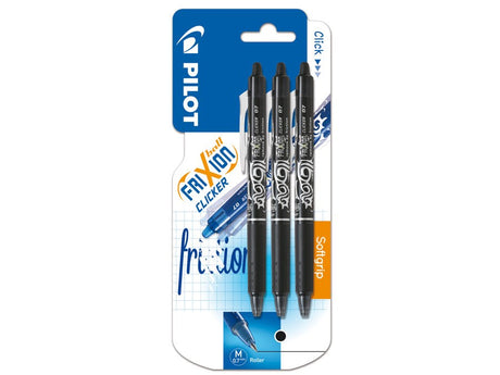 Pilot Frixion Clicker m/klik 0,7 blister sort (3)