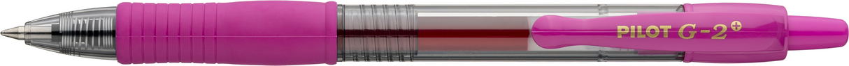 Pilot Gelpen G-2 Plus Begreen m/klik 0,7 pink (billede 2)