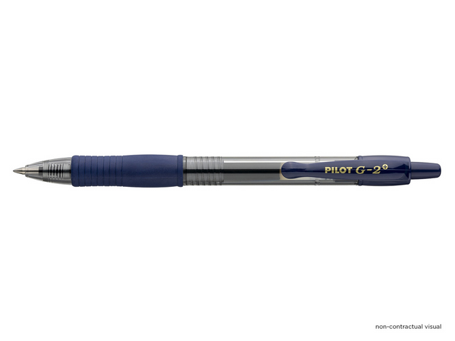 Pilot Gelpen G-2 Plus BeGreen m/klik 0,7 blåsort