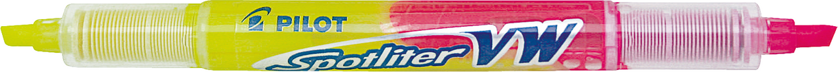 Pilot Twin Spotliter VW BeGreen gul/rosa (billede 2)