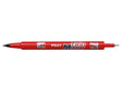 Pilot Marker Twin Marker BG rød – Specialpenne