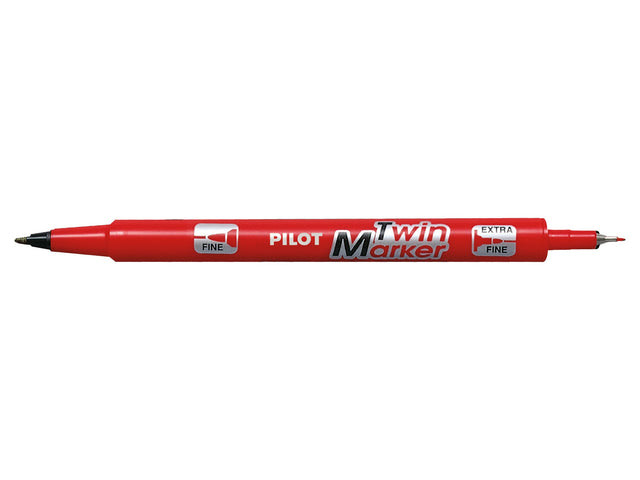 Pilot Marker Twin Marker BG rød – Specialpenne
