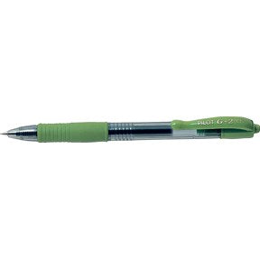 Pilot Gelpen G-2 m/klik 0,7 lysegrøn