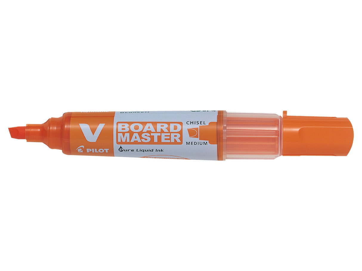 Pilot WB Marker V Board chisel/broad BG orange – Whiteboardpenne