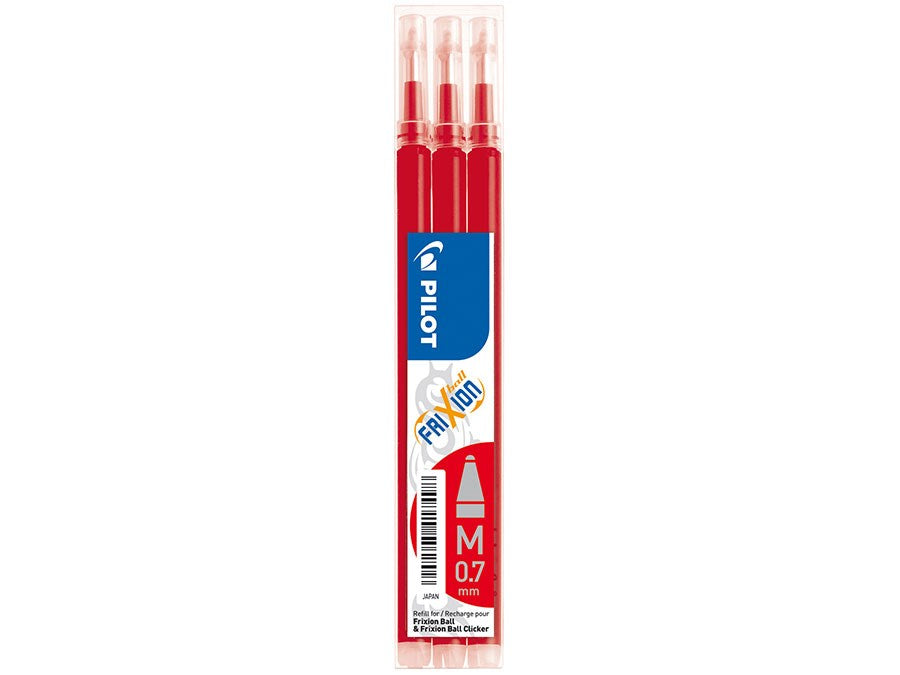 Pilot Frixion Clicker 0,7 refill rød (3) (billede 1)