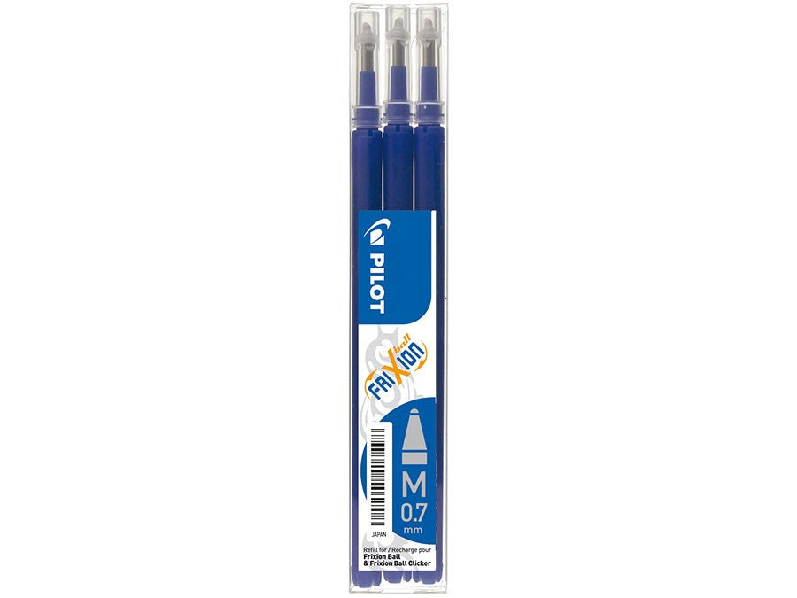 Pilot Frixion Clicker 0,7 refill blå (3) (billede 1)