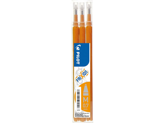 Pilot Frixion Clicker 0,7 refill orange (3) (billede 1)
